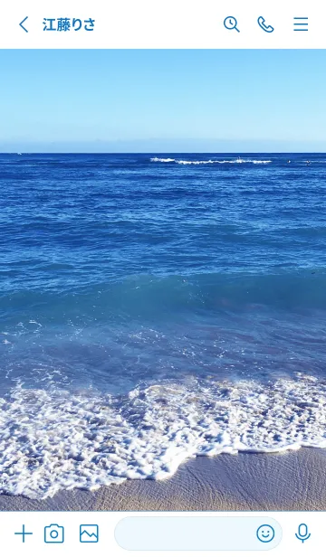 [LINE着せ替え] HAWAIIAN-WAVES 80の画像2