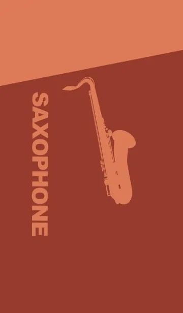 [LINE着せ替え] Saxophone CLR ガーネットブラウンの画像1