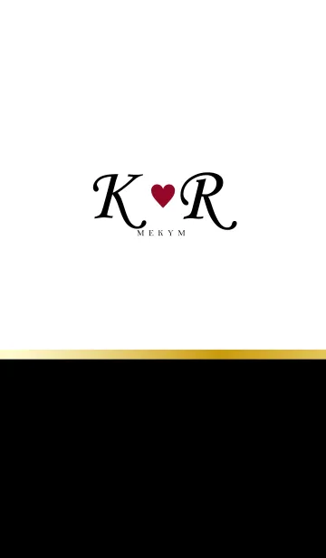 [LINE着せ替え] LOVE INITIAL-K&R イニシャル 3の画像1