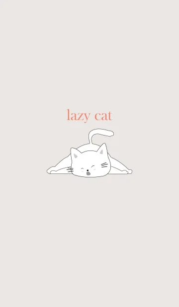 [LINE着せ替え] lazy cat..60の画像1