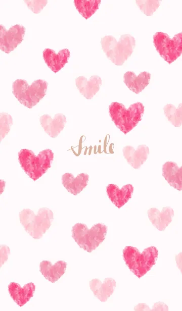 [LINE着せ替え] 大人 水彩 ハート27の画像1