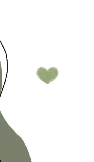 [LINE着せ替え] くすみカラーの可愛いGreen！の画像1