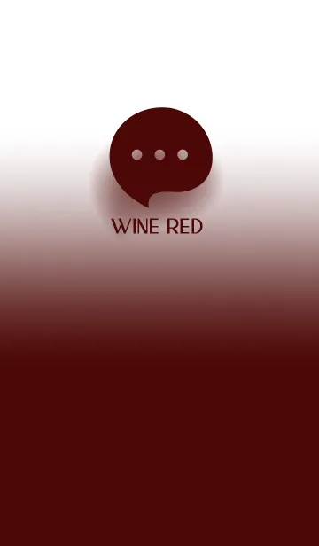 [LINE着せ替え] Wine Red & White Theme V.4 (JP)の画像1