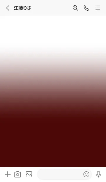 [LINE着せ替え] Wine Red & White Theme V.4 (JP)の画像2