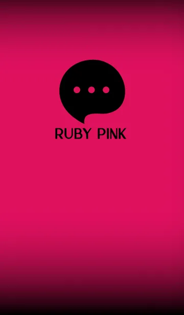 [LINE着せ替え] Black &  Ruby Pink Theme V4 (JP)の画像1