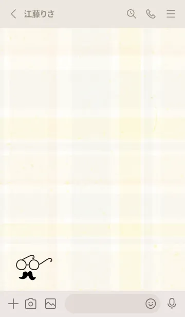 [LINE着せ替え] メガネと髭24の画像2