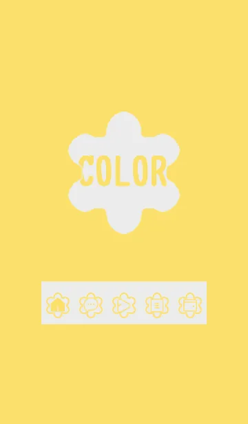 [LINE着せ替え] yellow color C31の画像1