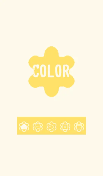 [LINE着せ替え] yellow color C34の画像1