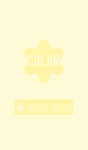 [LINE着せ替え] yellow color C35の画像1