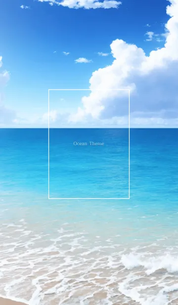 [LINE着せ替え] Ocean Theme - 019 WHの画像1