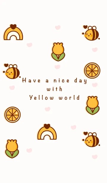 [LINE着せ替え] I love yellow worldの画像1