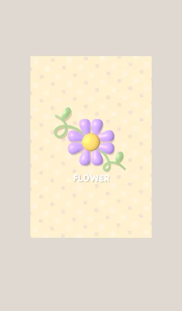 [LINE着せ替え] Cute Flowers Themeの画像1