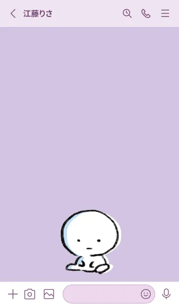 [LINE着せ替え] 紫 : まる 7の画像2