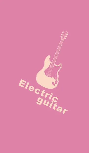 [LINE着せ替え] ELECTRIC GUITAR CLR ロータスピンクの画像1