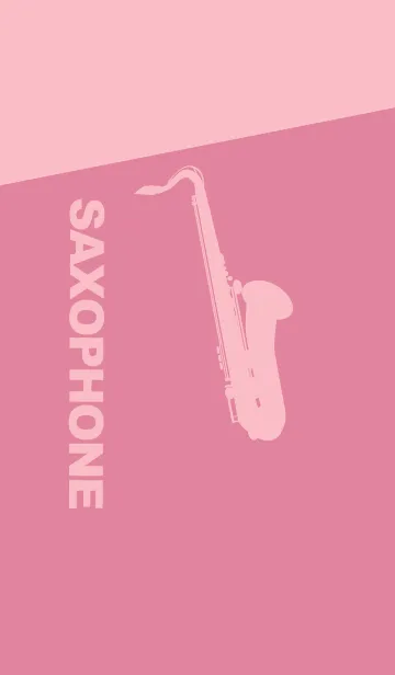 [LINE着せ替え] Saxophone CLR ペールチェリーピンクの画像1