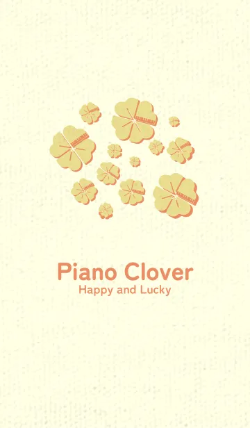 [LINE着せ替え] Piano clover ストローの画像1