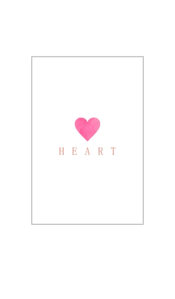 watercolor pink-HEART 51の着せ替えメイン画像