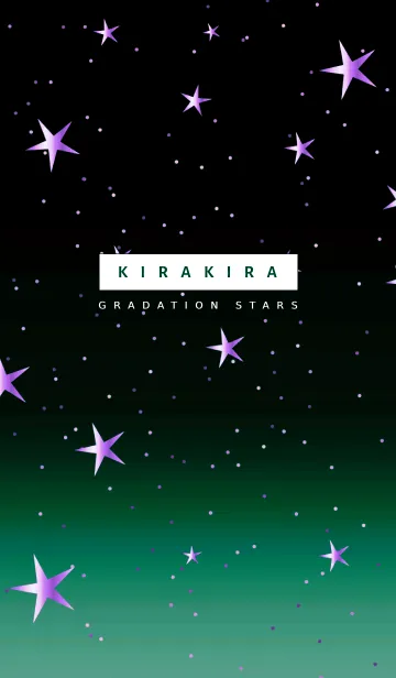 [LINE着せ替え] キラキラ ‐グラデーション・スター 36の画像1