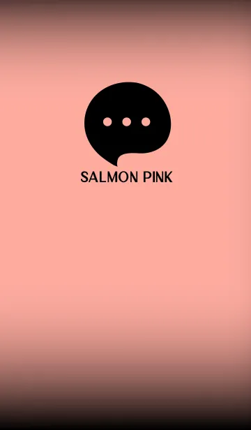 [LINE着せ替え] Black &  Salmon Pink  Theme V4 (JP)の画像1