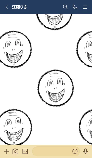 [LINE着せ替え] 紫猫の画像2