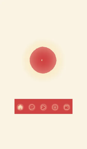 [LINE着せ替え] beige color D33の画像1