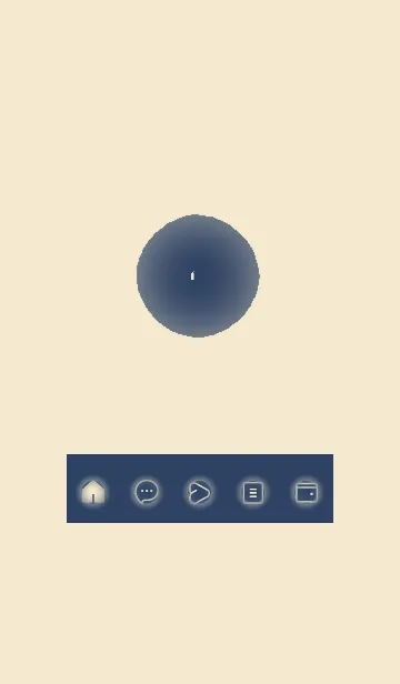 [LINE着せ替え] beige color D35の画像1