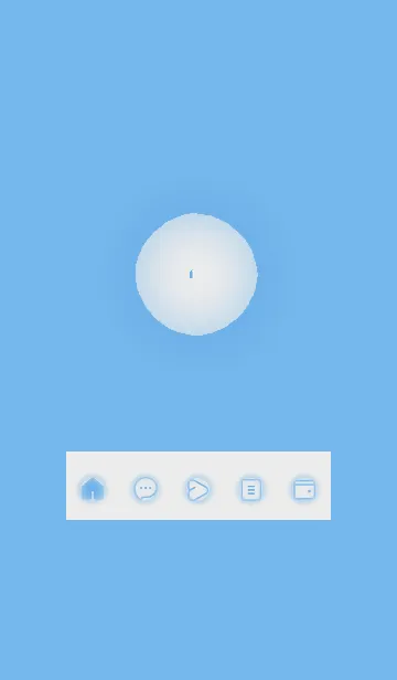 [LINE着せ替え] blue color D31の画像1