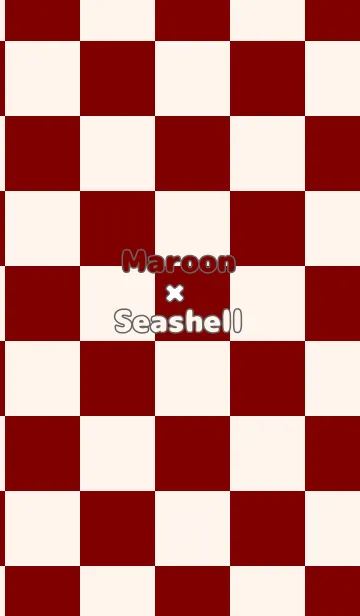 [LINE着せ替え] マルーン■貝殻色.TKCの画像1