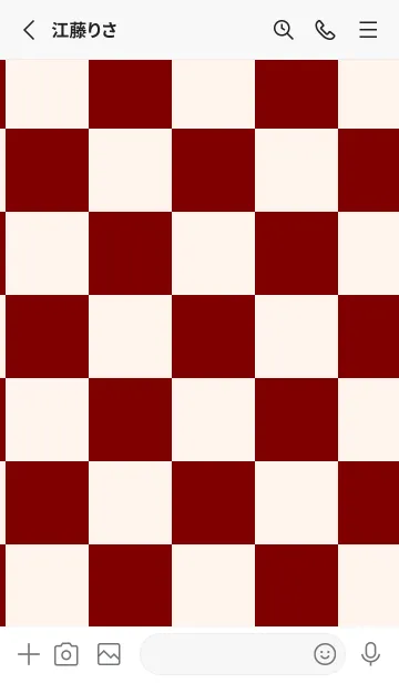 [LINE着せ替え] マルーン■貝殻色.TKCの画像2