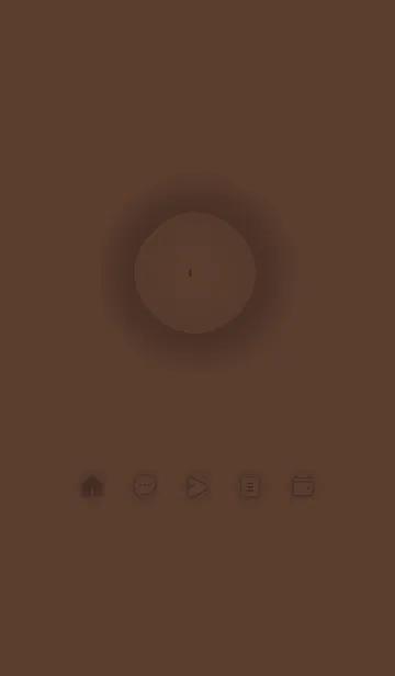 [LINE着せ替え] brown color D31の画像1