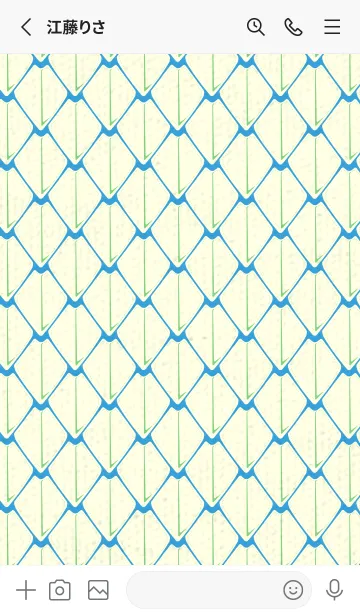 [LINE着せ替え] シンプルな龍鱗 露草の画像2