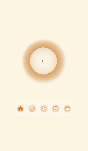 [LINE着せ替え] brown color D35の画像1