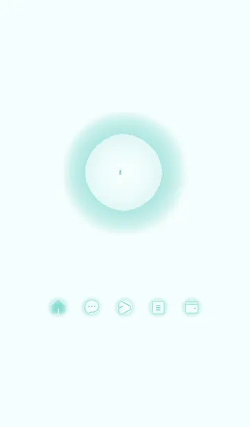 [LINE着せ替え] green color D68の画像1