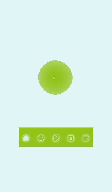 [LINE着せ替え] green color D69の画像1