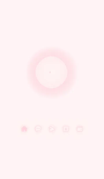 [LINE着せ替え] pink color D33の画像1