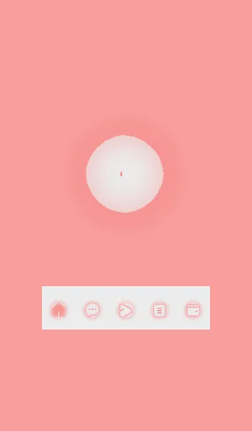 [LINE着せ替え] red color D31の画像1