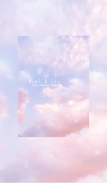 [LINE着せ替え] PINK＆SKY 20 ／ナチュラルスタイルの画像1