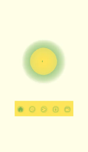 [LINE着せ替え] yellow color D32の画像1