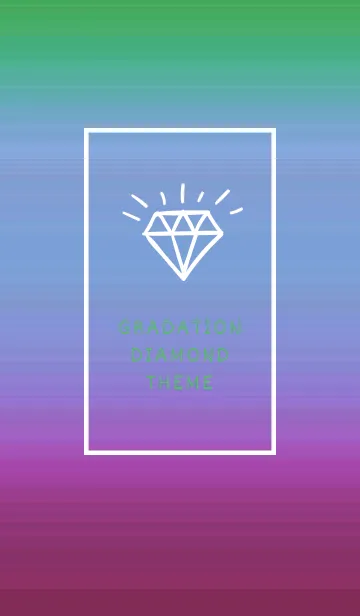 [LINE着せ替え] グラデーション ダイアモンド  272の画像1