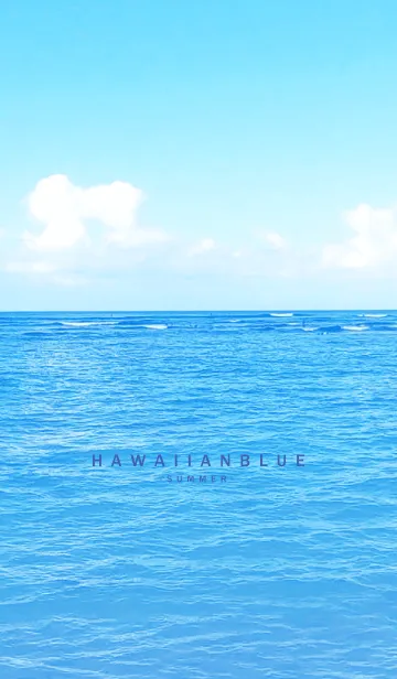 [LINE着せ替え] HAWAIIAN BLUE-SUMMER.MEKYM 28の画像1