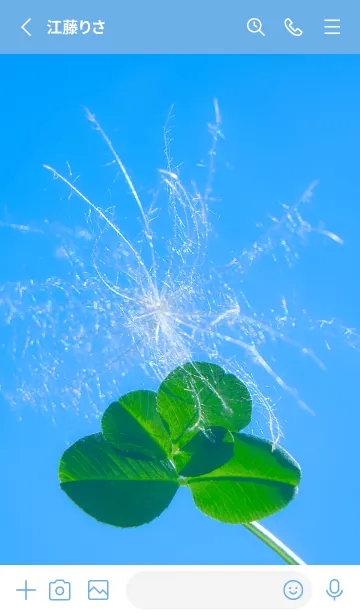 [LINE着せ替え] 幸運の妖精ケサランパサラン #9-3の画像2