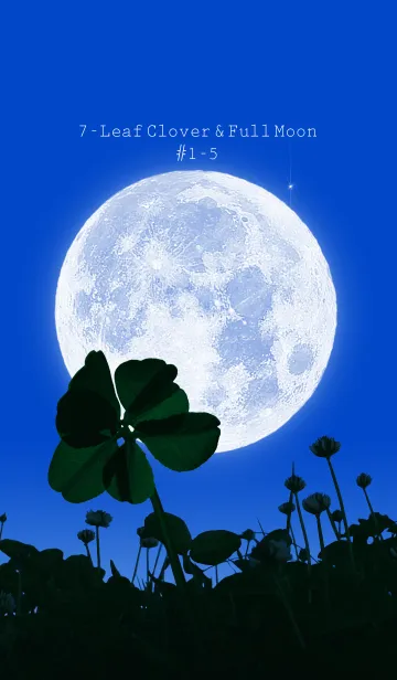 [LINE着せ替え] 七つ葉のクローバー & Full Moon #1-5の画像1