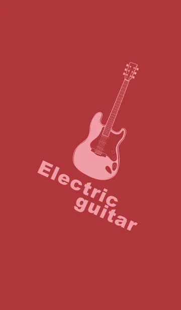 [LINE着せ替え] ELECTRIC GUITAR CLR ローズマダーの画像1