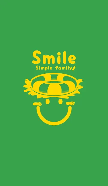 [LINE着せ替え] スマイル＆サマー パロットグリーンの画像1