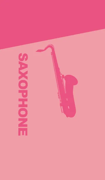 [LINE着せ替え] Saxophone CLR ローズピンクの画像1