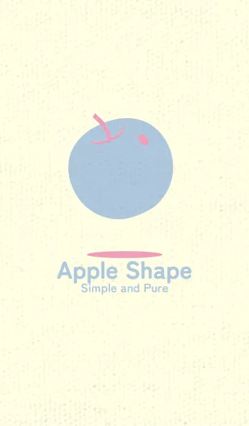 [LINE着せ替え] りんご型のきせかえ フクシャピンクの画像1