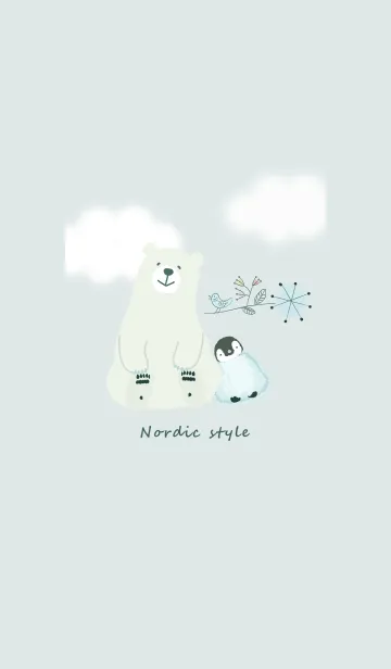 [LINE着せ替え] 北欧スタイル2♡bluegreen06_1の画像1