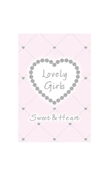 [LINE着せ替え] ♡Heart&Girly♡スイートピンク（再販）の画像1