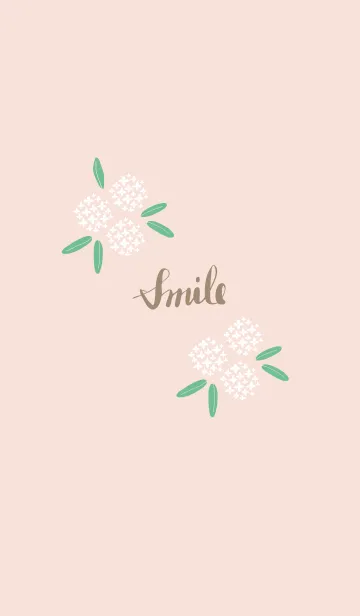 [LINE着せ替え] 白い丸い花27の画像1