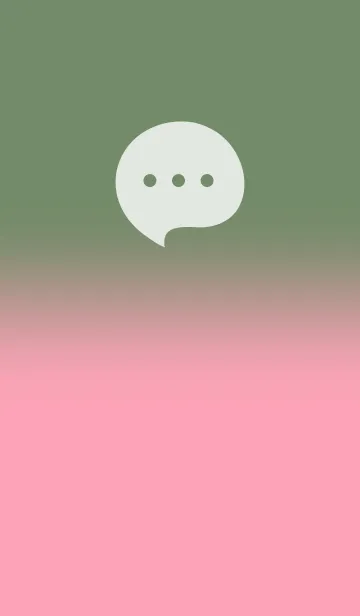 [LINE着せ替え] Sage Green  & Flamingo Pink V5 (JP)の画像1